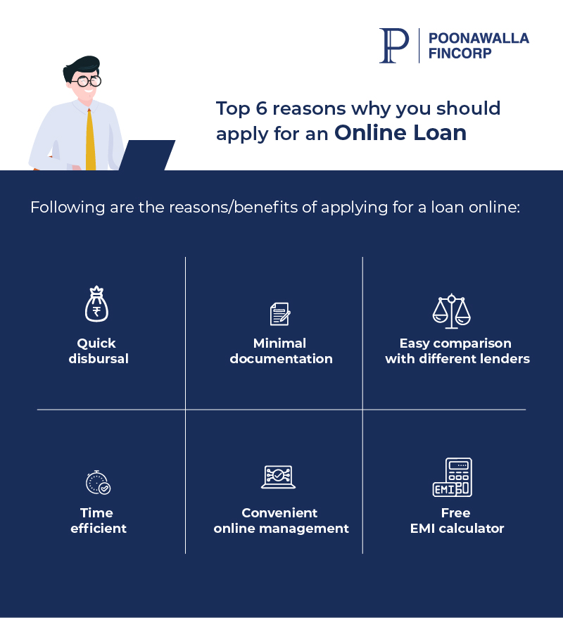 Top 6 Reasons To Apply For An Online Loan Poonawalla Fincorp