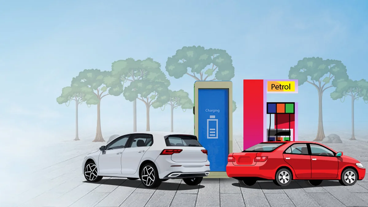 electric-car-vs-petrol-car