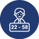 Eligible 22-57 years Logo